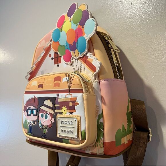 Loungefly Up Working Buddies Mini Backpack NWOT - Picture 6 of 15